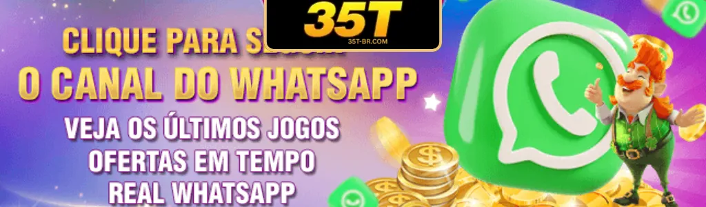 Canal do WhatsApp 35T cassino